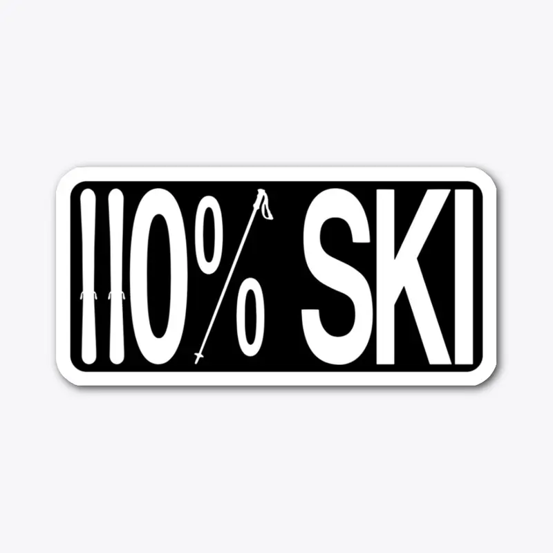 Pegatinas 110% SKI