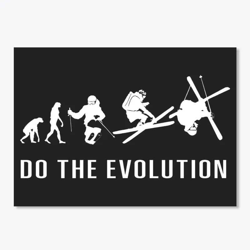 Ski Evolution white text